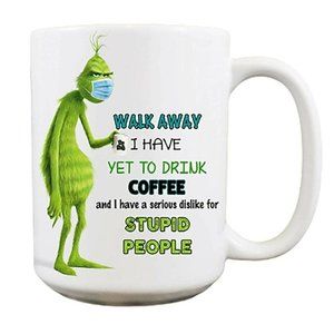 The Grinch Cup Touch My Coffee I Will Slap You So Hard Mug